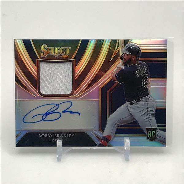 2020 PANINI SELECT BASEBALL BOBBY BRADLEY SIGNED PATCH ROOKIE TRADING CARD 23/99