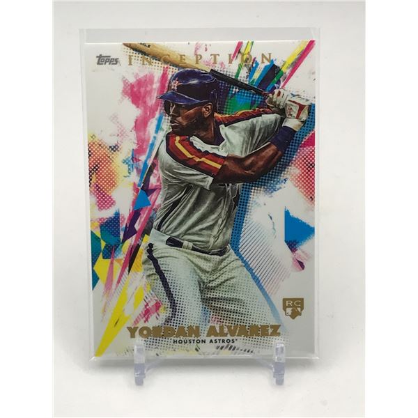 2020 TOPPS INCEPTION YORDAN ALVAREZ ROOKIE TRADING CARD