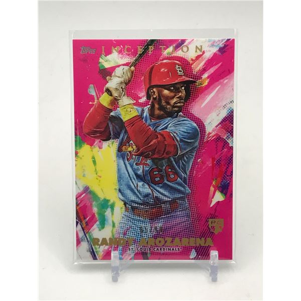 2020 TOPPS INCEPTION RANDY AROZARENA ROOKIE BASEBALL TRADING CARD