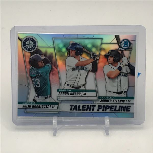 2020 TOPPS TALENT PIPELINE - KNAPP, KELENIC & RODRIGUEZ BASEBALL TRADING CARD