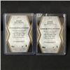 Image 2 : LOT OF 2 TOPPS TIER ONE BASEBALL PATCH TRADING CARDS /395