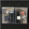 Image 1 : LOT OF 2 2O2O PANINI SELECT BASEBALL PATCH TRADING CARDS