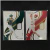 Image 1 : LOT OF 2 2019 PANINI IMMACULATE COLLECTION PATCH TRADING CARDS /99
