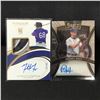 Image 1 : LOT OF 2 PANINI SIGNED BASEBALL CARDS - INCLUDING ROOKIE 26/99