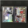 Image 1 : LOT OF 2 2020 PANINI SELECT BASEBALL SIGNED PATCH ROOKIE TRADING CARDS