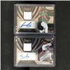 Image 1 : LOT OF 2 2020 PANINI SELECT BASEBALL SIGNED PATCH ROOKIE TRADING CARDS