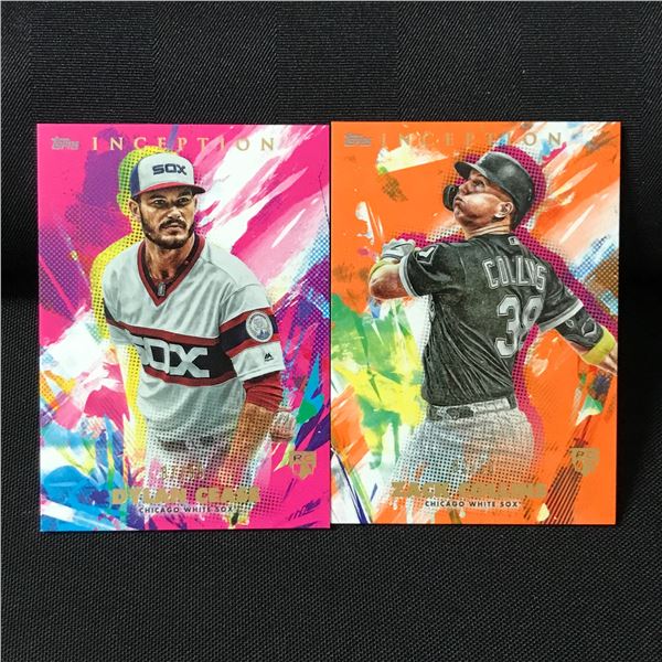 LOT OF 2 TOPPS INCEPTION ROOKIE TRADING CARDS - 87/99 & 02/50