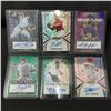 Image 1 : LOT OF 6 SIGNED BASEBALL TRADING CARDS