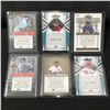Image 2 : LOT OF 6 SIGNED BASEBALL TRADING CARDS