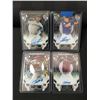 Image 1 : LOT OF 4 BASEBALL SIGNED TRADING CARDS