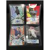 Image 1 : LOT OF 4 BASEBALL SIGNED TRADING CARDS