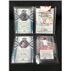 Image 2 : LOT OF 4 BASEBALL SIGNED TRADING CARDS