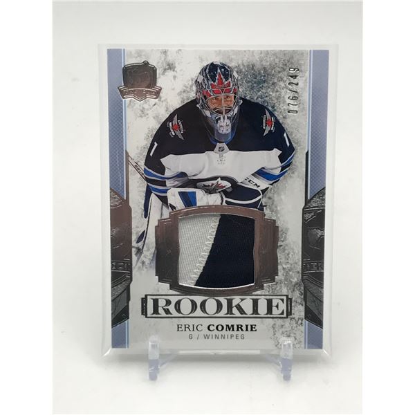 2017-18 UPPER DECK THE CUP HOCKEY ERIC COMRIE PATCH TRADING CARD 076/249