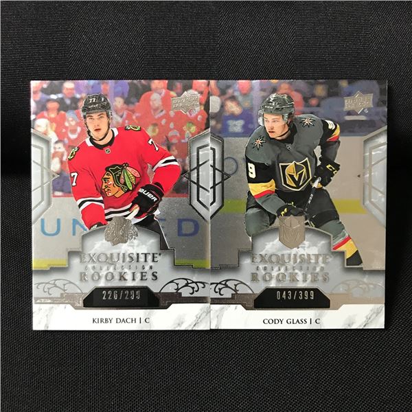 LOT OF 2 HOCKEY TRADING CARDS /399
