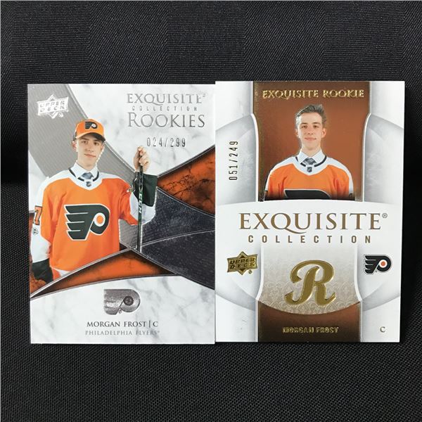 LOT OF 2 MORGAN FROST ROOKIE TRADING CARDS 024/299 & 051/249