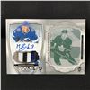 Image 1 : LOT OF 2 HOCKEY TRADING CARDS - 1 SIGNED PATCH AND 1 PRINTING PLATE