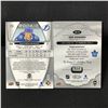 Image 2 : LOT OF 2 HOCKEY TRADING CARDS - 1 SIGNED PATCH AND 1 PRINTING PLATE