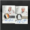 Image 1 : LOT OF 2 ROOKIE SIGNED PATCH HOCKEY TRADING CARDS - 036/249 & 58/249
