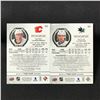 Image 2 : LOT OF 2 ROOKIE SIGNED PATCH HOCKEY TRADING CARDS - 036/249 & 58/249