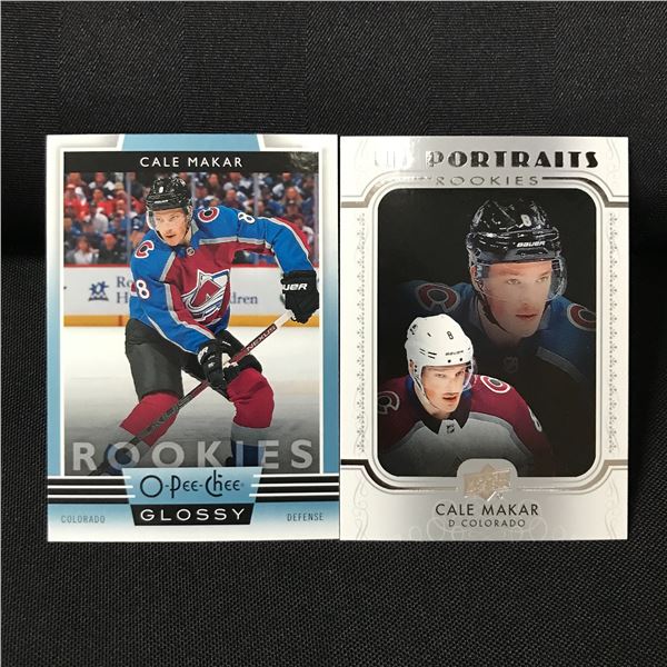 LOT OF 2 ROOKIE HOCKEY TRADING CARDS