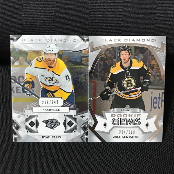 LOT OF 2 BLACK DIAMOND TRADING CARDS -219/249 & 384/399