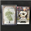 Image 1 : LOT OF 2 HOCKEY TRADING CARDS INCLUDING YELLOW PRINTING PLATE