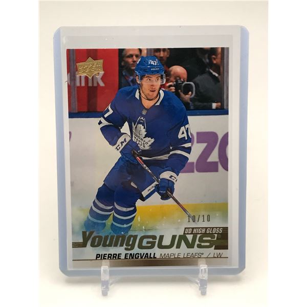 2019-20 UPPER DECK SERIES ONE HOCKEY PIERRE ENGVALL YOUNG GUNS TRADING CARD 10/10