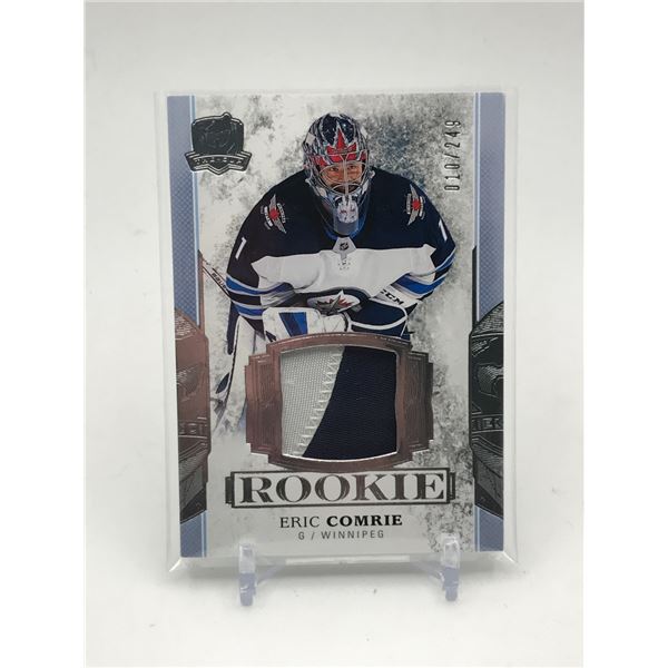 2017-18 UPPER DECK THE CUP HOCKEY ERIC COMRIE PATCH PATCH ROOKIE TRADING CARD 10/249
