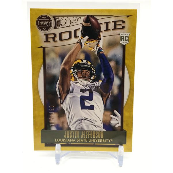 2020 PANINI LEGACY FOOTBALL JUSTIN JEFFERSON ROOKIE TRADING CARD