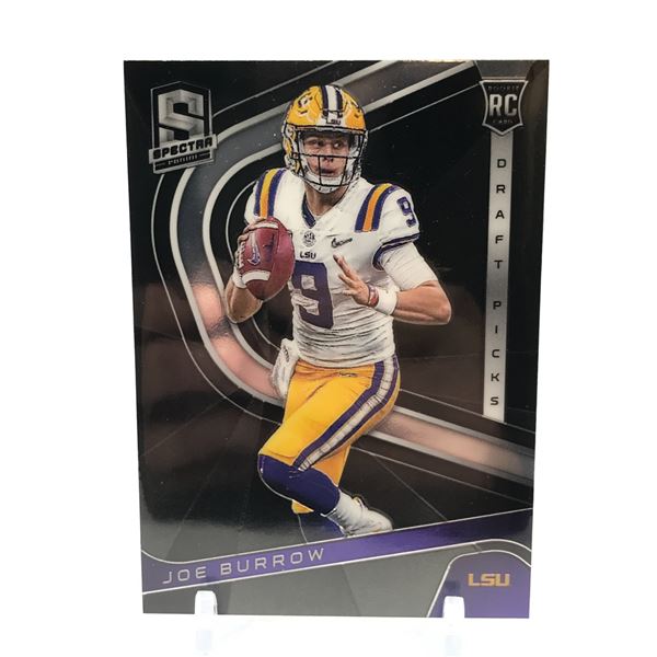 2020 PANINI CHRONICLES DRAFT PICKS SPECTRA JOE BURROW ROOKIE TRADING CARD