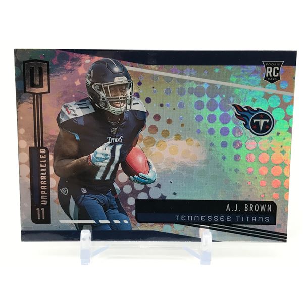 2019 PANINI UNPARALLELED FOOTBALL A.J BROWN ROOKIE TRADING CARD