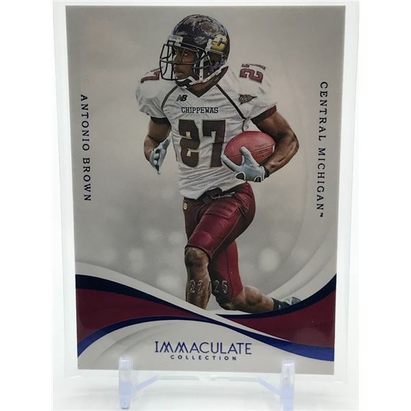 2019 PANINI IMMACULATE COLLECTION COLLEGIATE ANTONION BROWN TRADING CARD