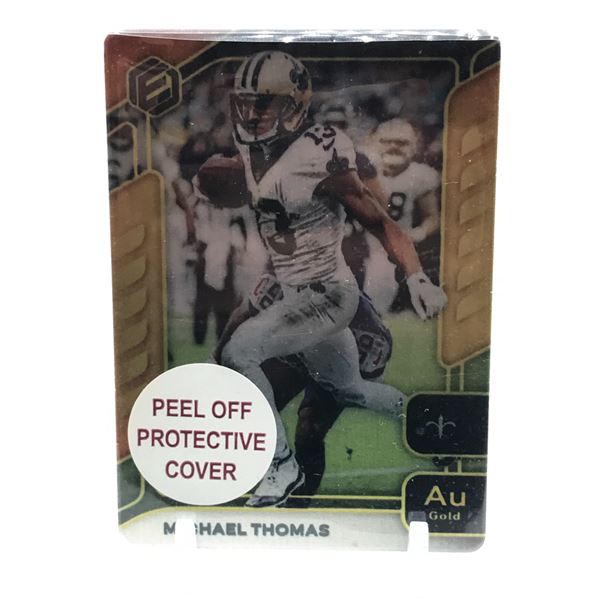 2020 PANINI ELEMENTS FOOTBALL MICHAEL THOMAS AU GOLD TRADING CARD