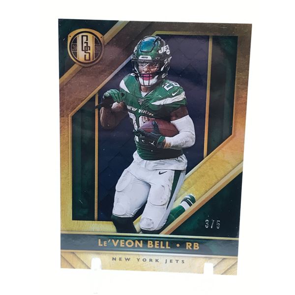 2020 PANINI GOLD STANDARD FOOTBALL LE'VEON BELL TRADING CARD 3/5