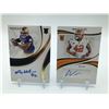 Image 1 : LOT OF 2 2019 PANINI IMMACULATE COLLECTION COLLEGIATE SIGNED ROOKIE TRADING CARDS /99