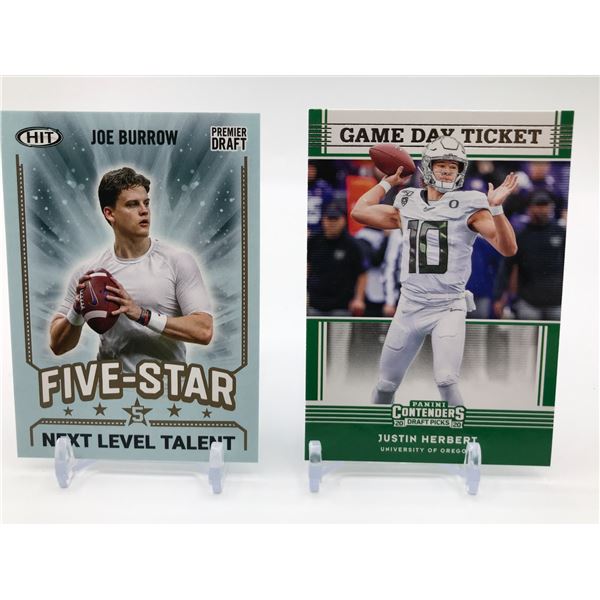 LOT OF 2 QUARTERBACK TRADING CARDS