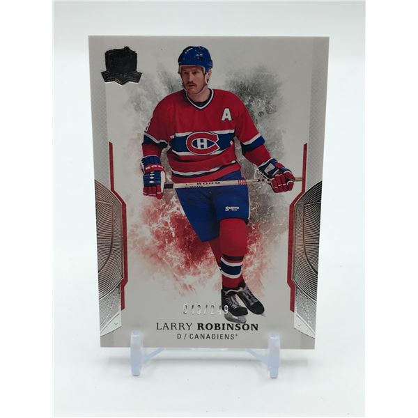 2017-18 UPPER DECK THE CUP HOCKEY LARRY ROBINSON TRADING CARD 043/249