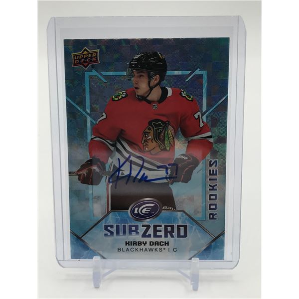 2019-20 UPPER DECK ICE HOCKEY KIRBY DACH SIGNED ROOKIES TRADING CARD