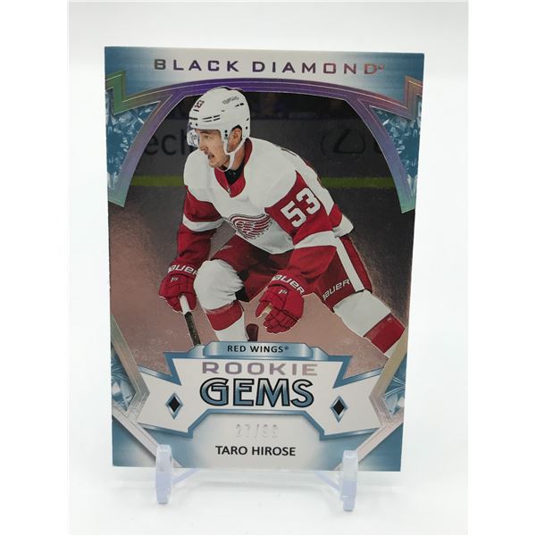 2019 UPPER DECK ROOKIE GEMS BLACK DIAMOND TARO HAROSE TRADING CARD 27/99