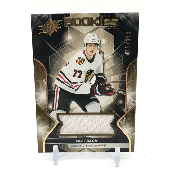 2019-20 UPPER DECK SPX HOCKEY KIRBY DACH ROOKIES PATCH TRADING CARD 055/199
