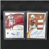 Image 1 : LOT OF 2 ROOKIE SIGNED TRADING CARDS