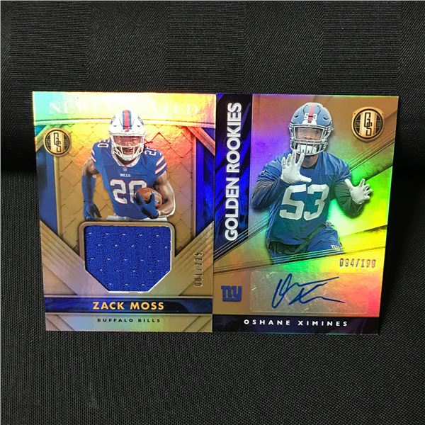 LOT OF 2 TRADING CARDS - 1 SIGNED AND 1 PATCH