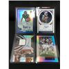 Image 1 : LOT OF 4 NFL YTRADING CARDS - INCLUDING 3 SIGNED ROOKIES