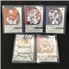Image 2 : LOT OF 5 SIGNED NFL TRADING CARDS