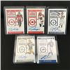 Image 1 : LOT OF 5 SIGNED ROOKIE TICKET TRADING CARDS