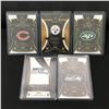 Image 2 : LOT OF 5 SIGNED NFL TRADING CARDS