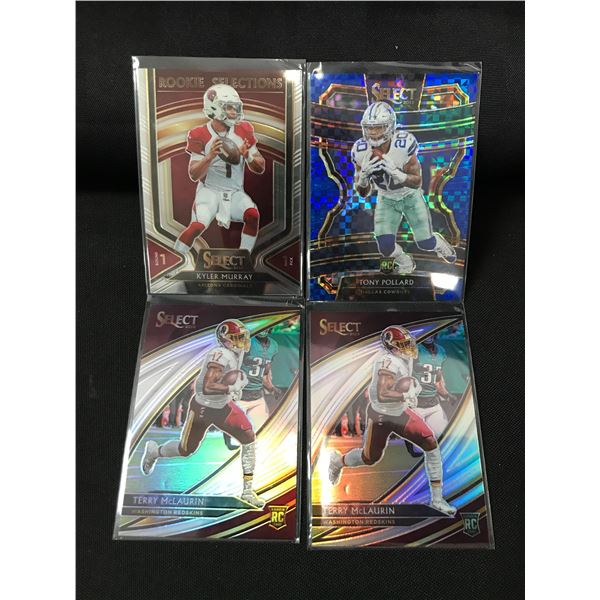 LOT OF 4 ROOKIE TRADING CARDS