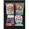 Image 1 : LOT OF 4 SIGNED TRADING CARDS - INCLUDING 2 ROOKIES