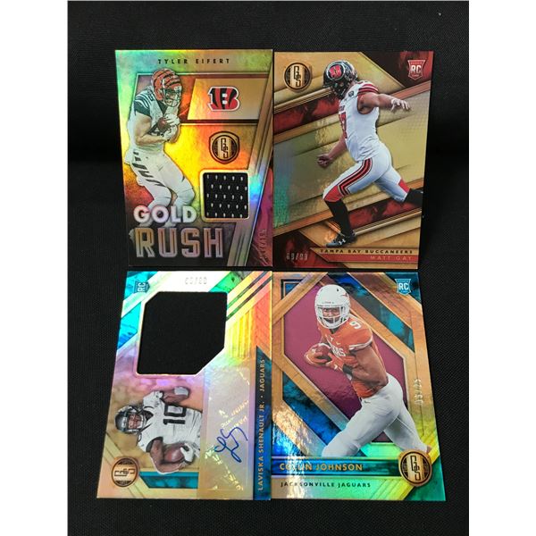 LOT OF 4 TRADING CARDS - INCLUDING 1 SIGNED