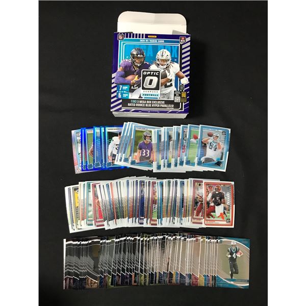 LOT OF LOOSE DONRUS OPTICS FOOTBALL TRADING CARDS
